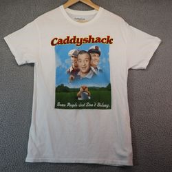 Caddyshack Movie T-Shirt Mens Medium White Official