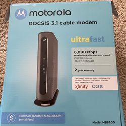 Motorola DOCSIS 3.1 Cable modem Model MB8600