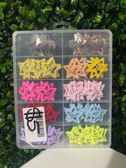Star Metal Snap Clips (Colorful)