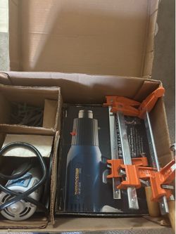 Heat gun/ clamps/ water pump
