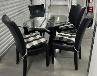 Glass Top Kitchen Set