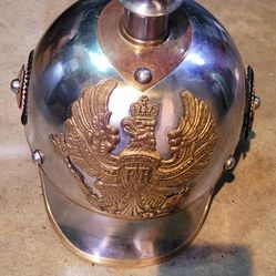 German Pickelhaube Prussian Helmet Long Spike