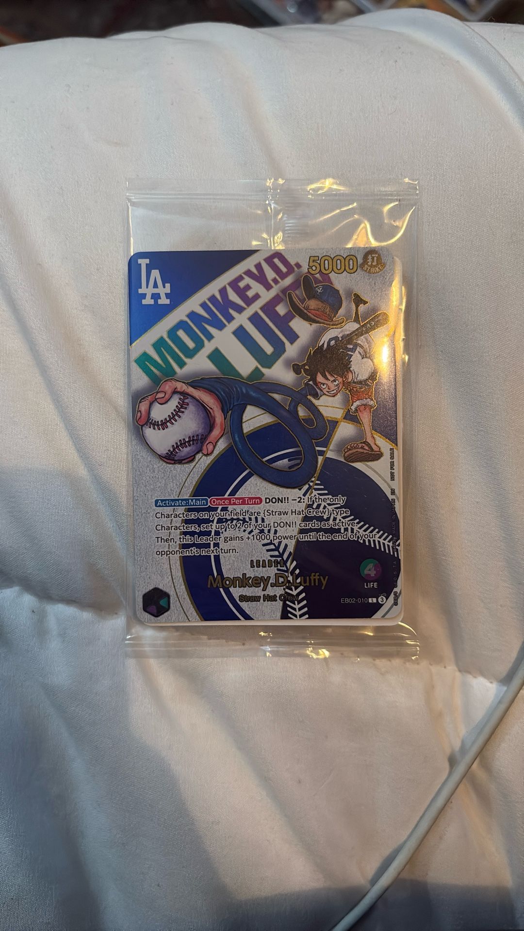 2025 One Piece Promo X Dodgers
