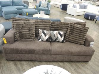 Caliber Forest Park Track Arm Sofa - Brown | Couch | Living Room Couch