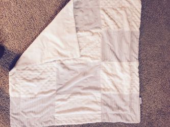 Light blue baby blanket