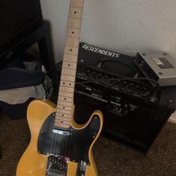 Tele Strat Fender & Boss Amp 3 50 wtt Combo 