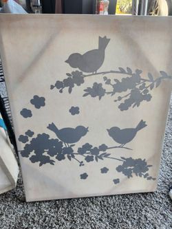 Birds on Branches Canvas Wall Art
