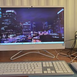 HP AIO I5-8gen 16GB RAM 256GB NVMe Window 11 Mouse & keyboard 