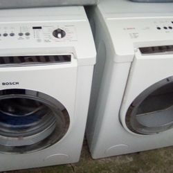 Bosch Front Loader Washer Dryer Gas Set