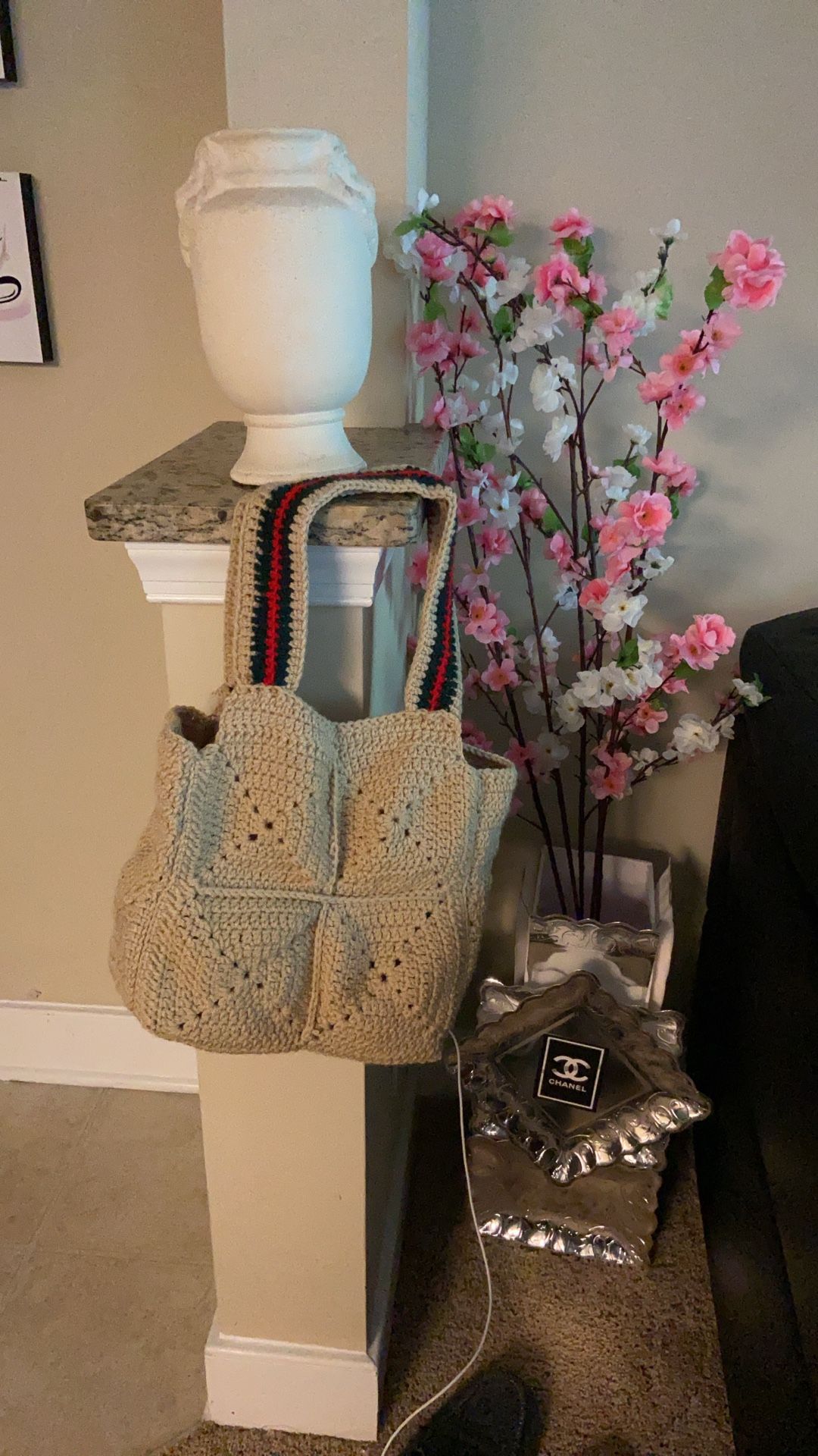 Handmade crochet bag