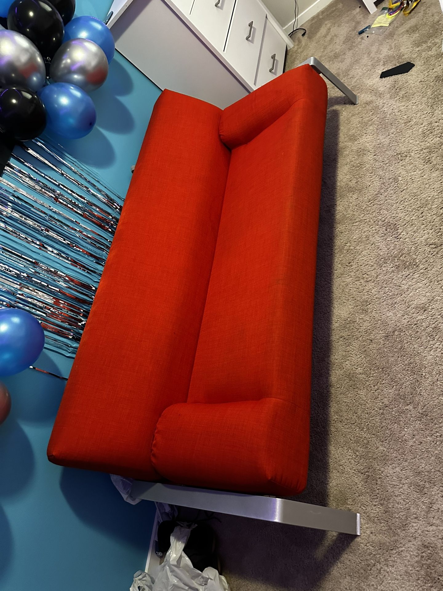 Orange IKEA Futon