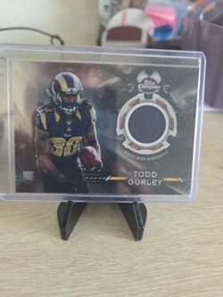 Rams  Todd  Gurley  Rookie  Jersey  Card