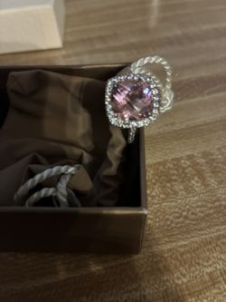 QVC Diamonique Sterling Silver Ring
