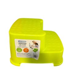 Graco Transitions 2-Step Stool – Bright Green – Toddler Bathroom/Kitchen Step Stool