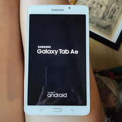 White Samsung Galaxy Tab A6 ( Screen, Google and Carrier Unlocked ) Model SM-T280