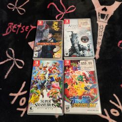 Empty Nintendo Cases