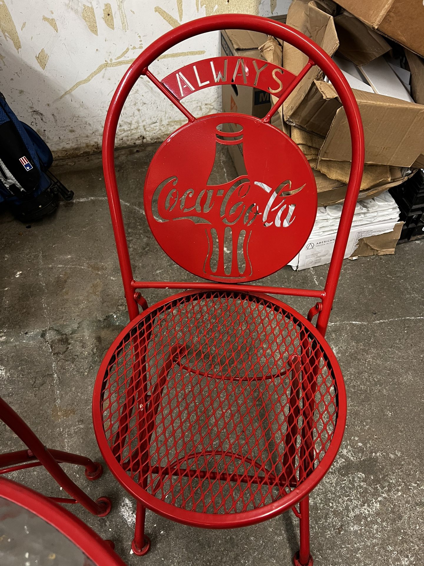 Coca Cola Chairs Collectible