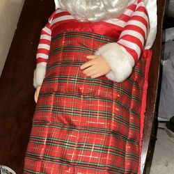 Christmas Decor Sleeping Santa 