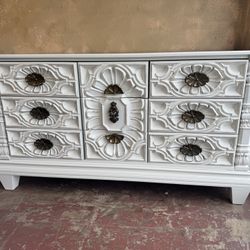 Magnificent Long Ornate Dresser
