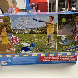 LITTLE TIKES ULTIMATE BASEBALL AND TENNIS TRAINER