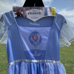 DISNEY FROZEN 2 FANTASY GOWN SIZE 5 NEW