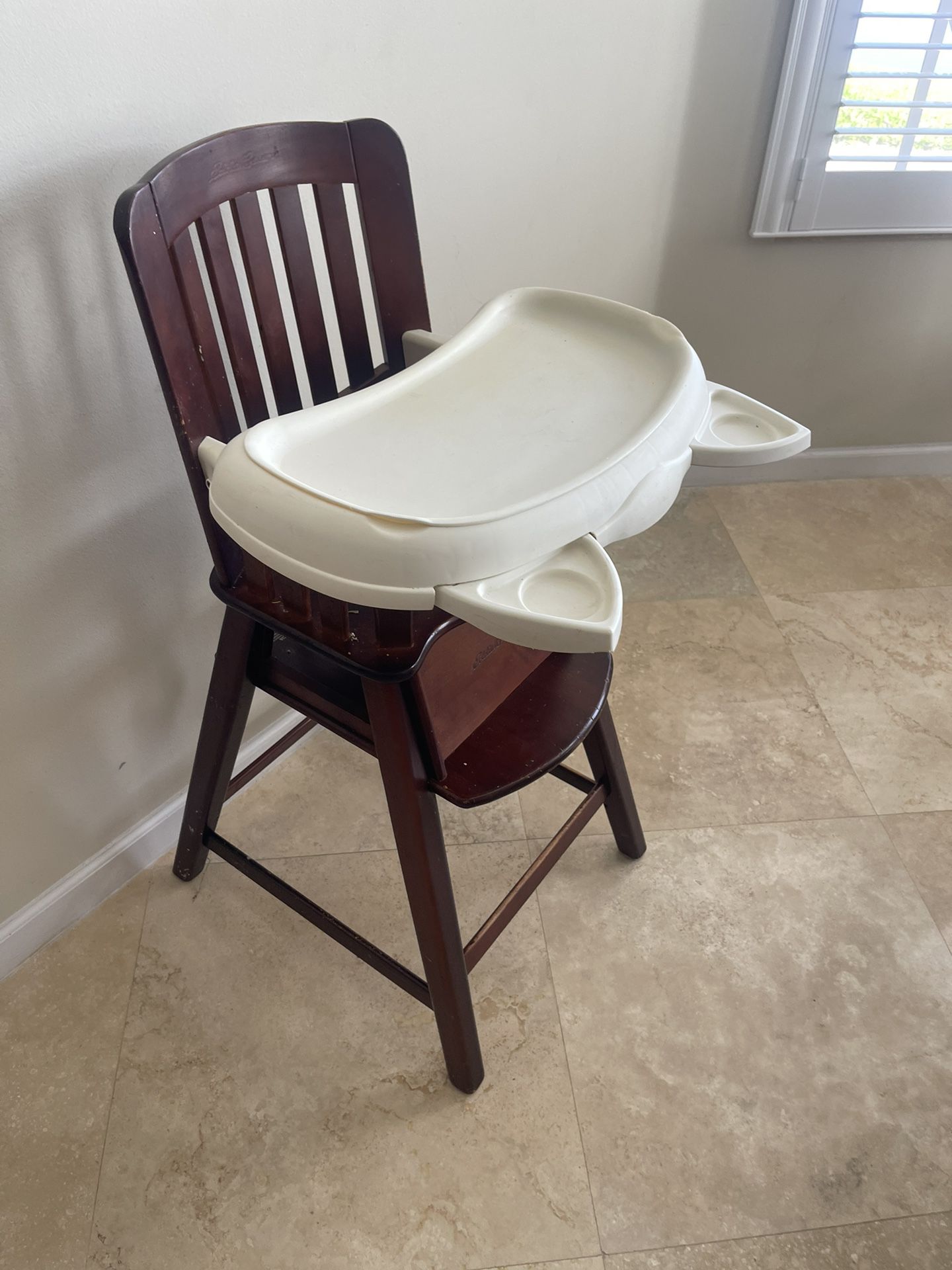 Wooden High Chair - LIKE NEW 
