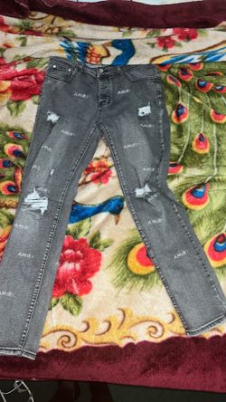Amiri jeans size 34 grey