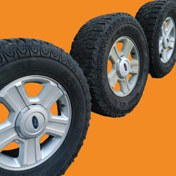 33s LT285 70R17 Tires 17 Inch Wheels F150 Silverado Ram Tacoma Tundra