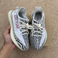 Zebra Yeezy 350s Size 6men