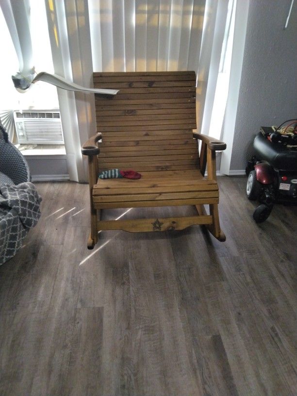 2 Hand Crafted Wooden Heavy Duty