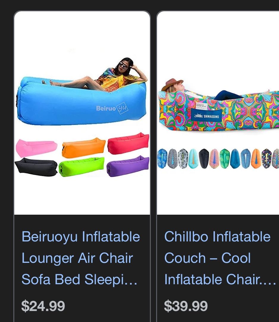 Inflatable Air Chair Lounger