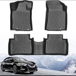 ZOKYUYS Floors Mats For Maxima 2016-2021 / All Weather TPE Rubber Waterproof Anti-Slip Floor Liners 