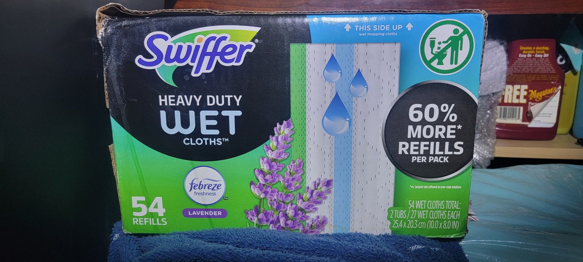 swiffer $25 la caja con dos contener  de 27