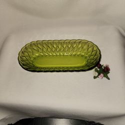 Vintage Pretzel Design Celery Tray 