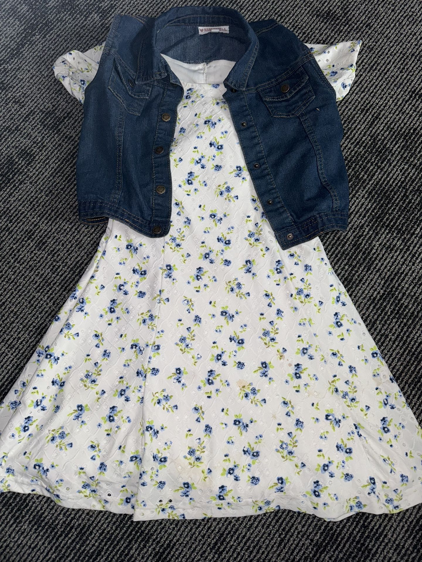Girls Jean Jacket/Dress