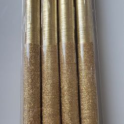 Tinsel And Fir Set Of 4 Taper Candels