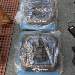 Lot of 2 XPower PL-700A 1/3 HP 3-Speed Low Profile Air Mover Brand New!!!