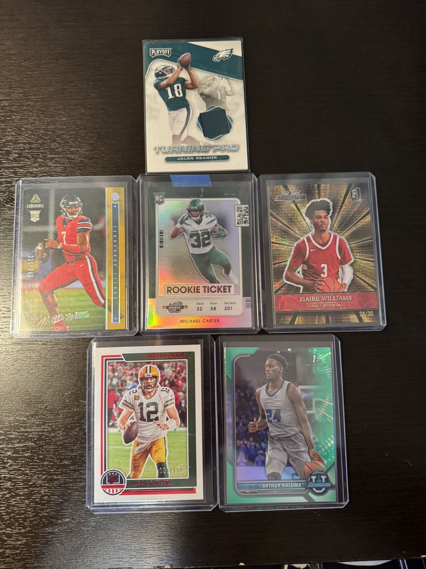 NBA-NFL RPA’s, Numbered Cards(Check Description)