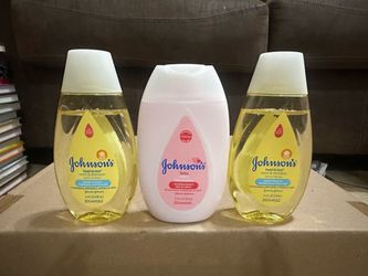 Travel sized Johnson hygiene products. $6 all