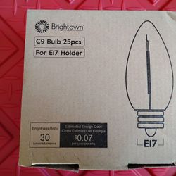 Bulbs E17 Lot of 25 New 
