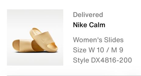 Nike Calm New w/o box