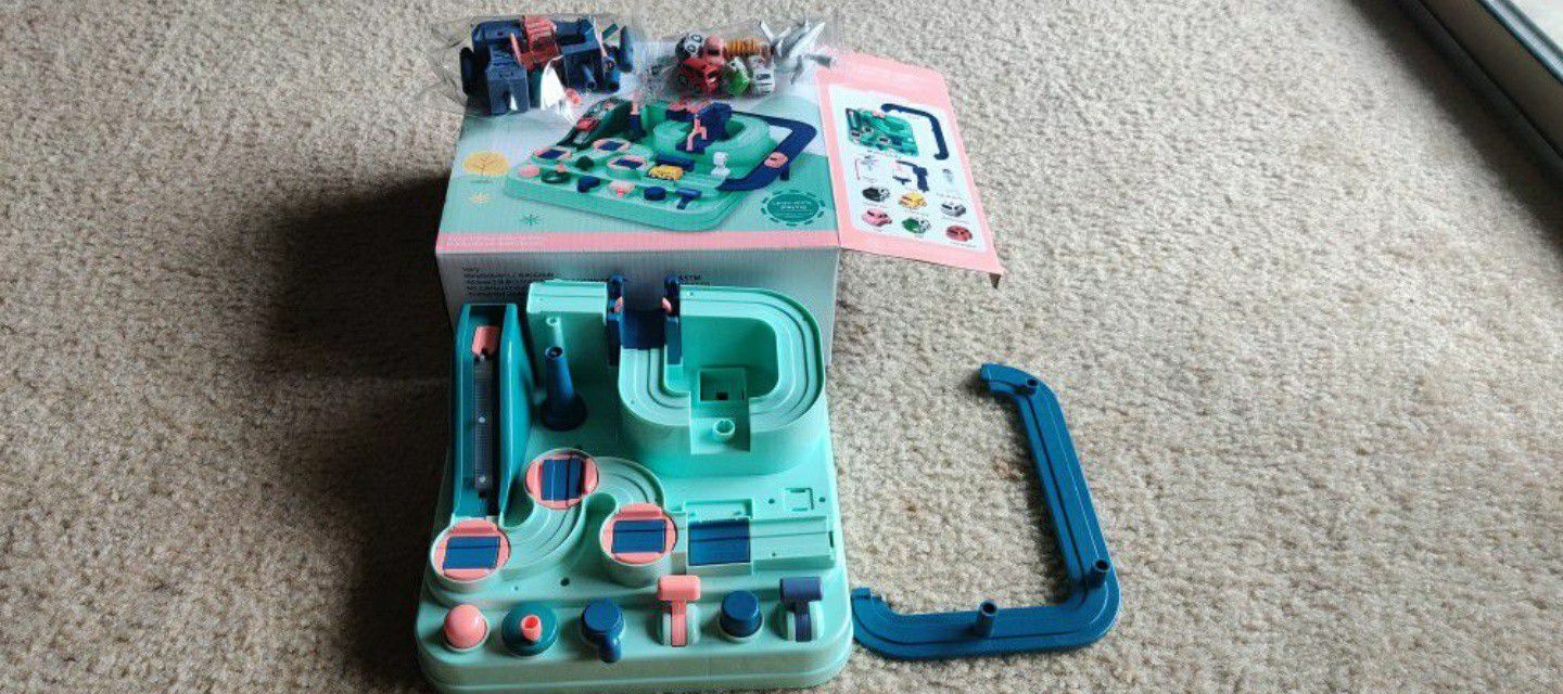 Race Tracks for  Car Adventure Toys  Puzzle Car Tracks Playsets City Rescue Toy 