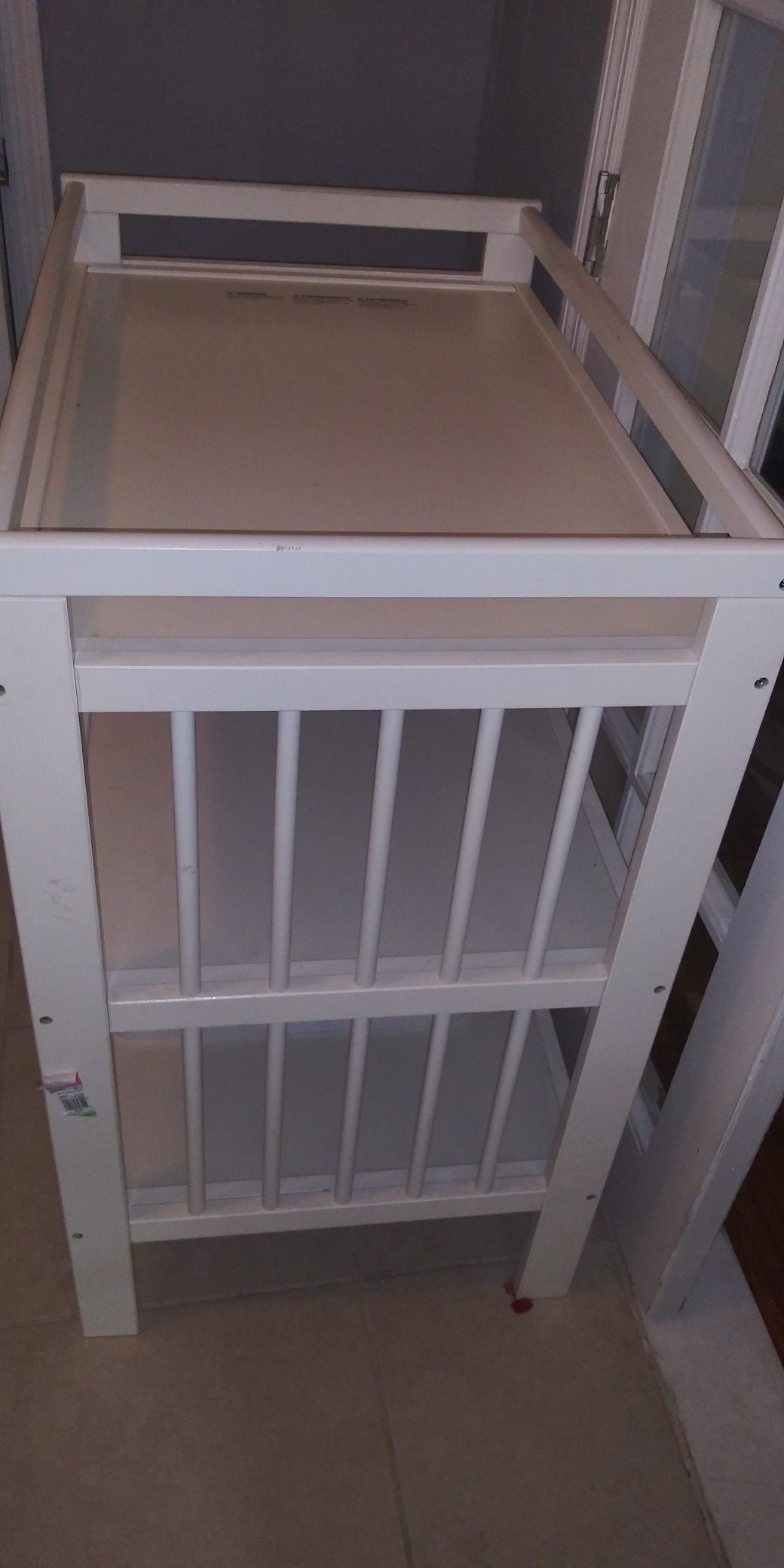 Ikea changing table. Crib no longer available.
