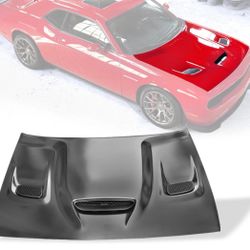 08-23 Dodge Challenger Hellcat Style Front Hood Aluminum