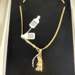 14k Combo Deal Chain And Pendant