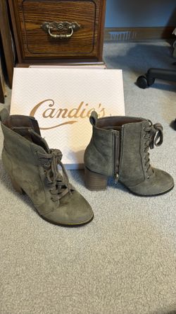 Candies couture olive size 6 bootie