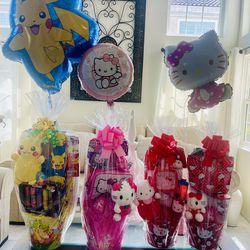 Birthday Baskets available in many different characters