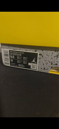 Jordan 4 Lightning Size 9.5