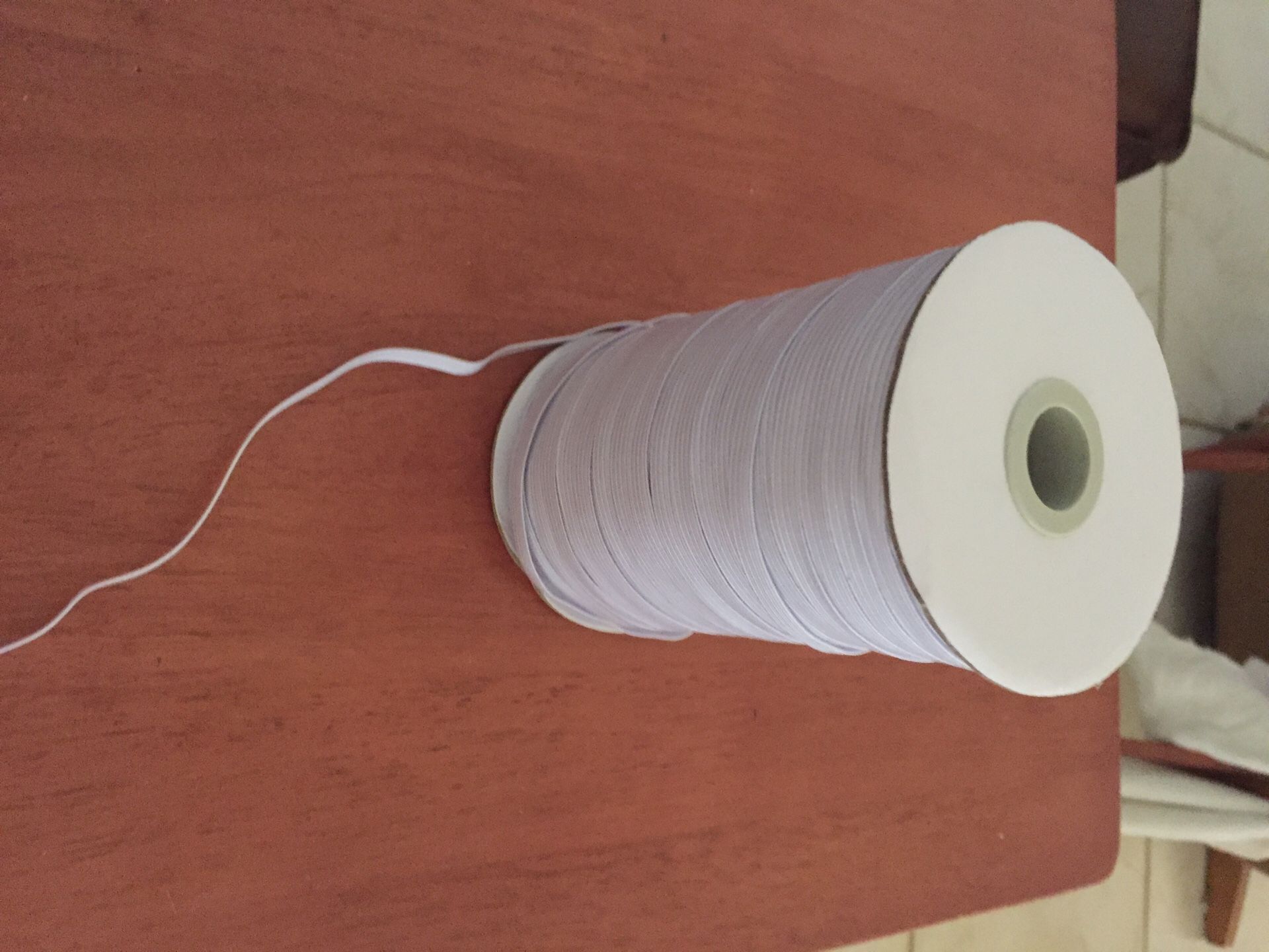1/4" elastic .50 a yard min 10 yds