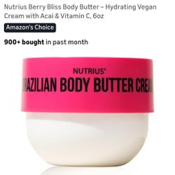NEW NUTRIUS BRAZILIAN BODY BUTTER CREAM